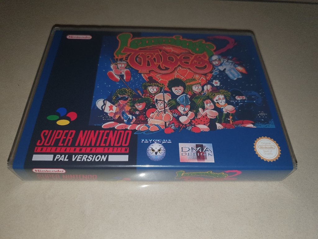 Lemmings 2 The Tribes SNES Game Case, Spelcomputers en Games, Games | Nintendo Super NES, Avontuur en Actie, Verzenden, 1 speler