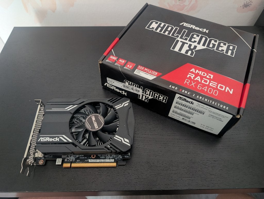 ASRock Radeon RX 6400 Challenger ITX 4GB, Computers en Software, Videokaarten, AMD, GDDR6, PCI-Express 4, Ophalen of Verzenden