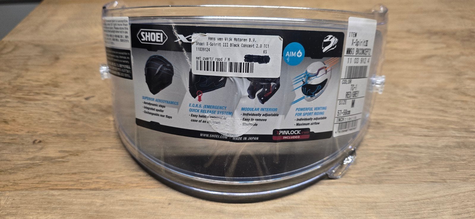 Nieuwe Shoei CWR-1 Vizier (NXR / X-Spirit III) - Helder, Ophalen of Verzenden, Nieuw zonder kaartje, Shoei