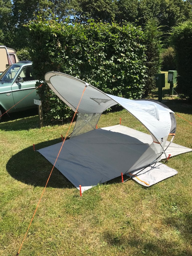 Terra Nation Roakohu strandtent - zilverkleurig, Ophalen of Verzenden, Gebruikt