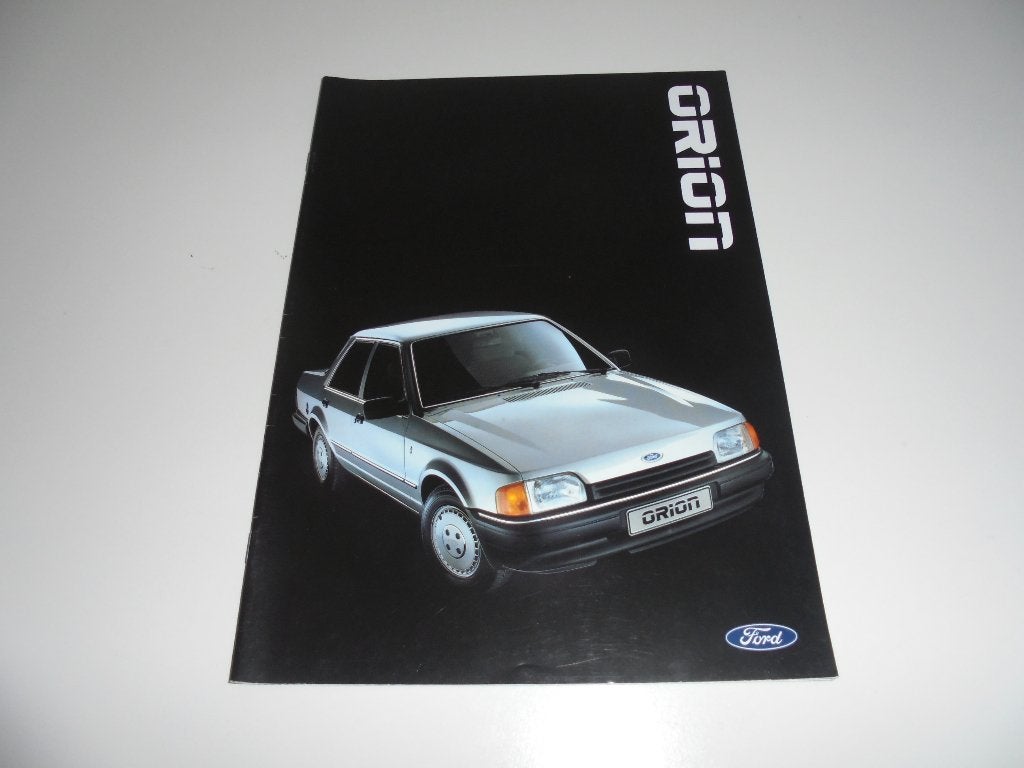 brochure Ford Orion  1986, Ophalen of Verzenden, Nieuw, Ford