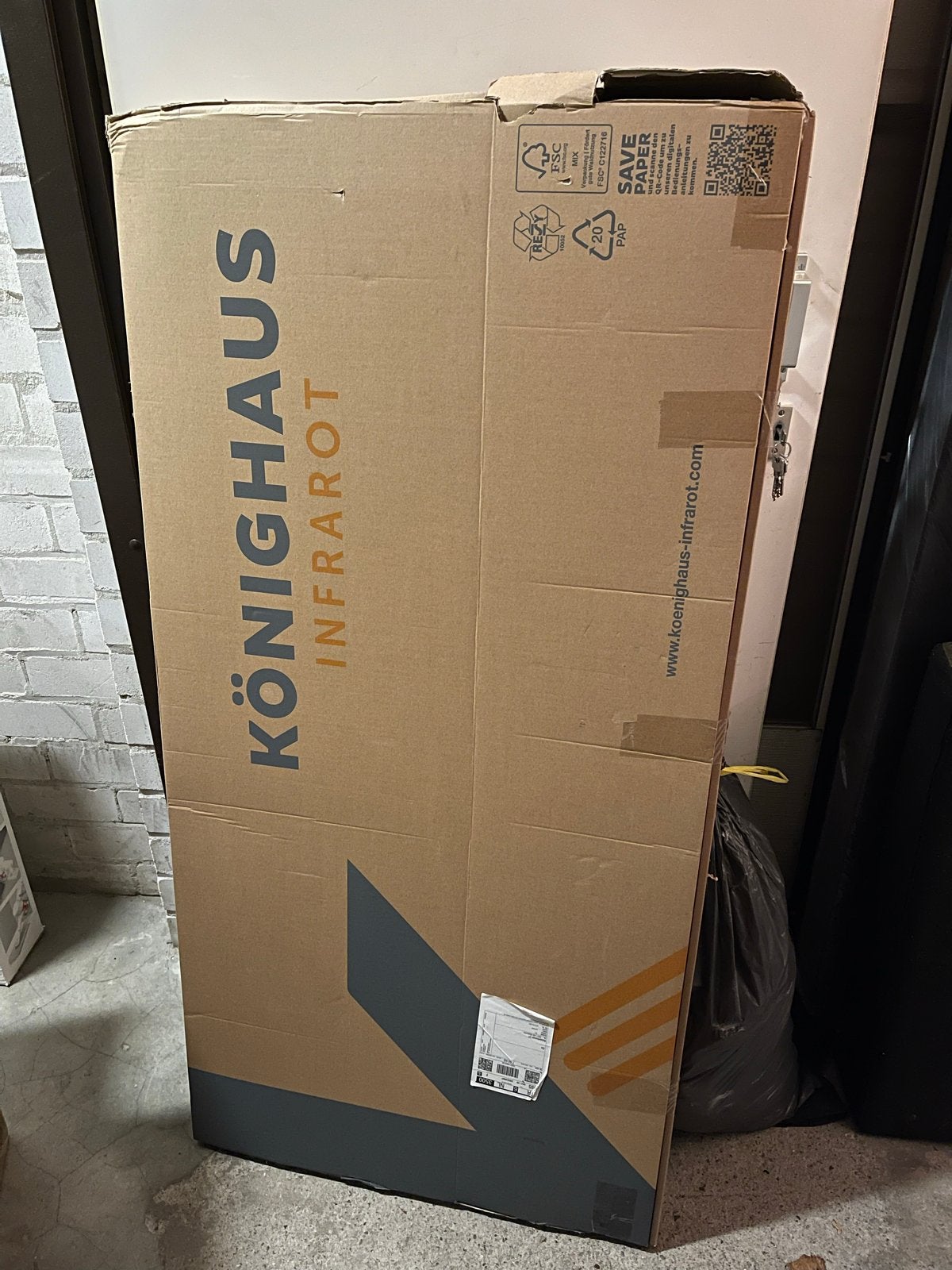 Königshaus Infrarood Verwarming Paneel 1000W, 500 tot 800 watt, Overige typen, Nieuw, Ophalen of Verzenden