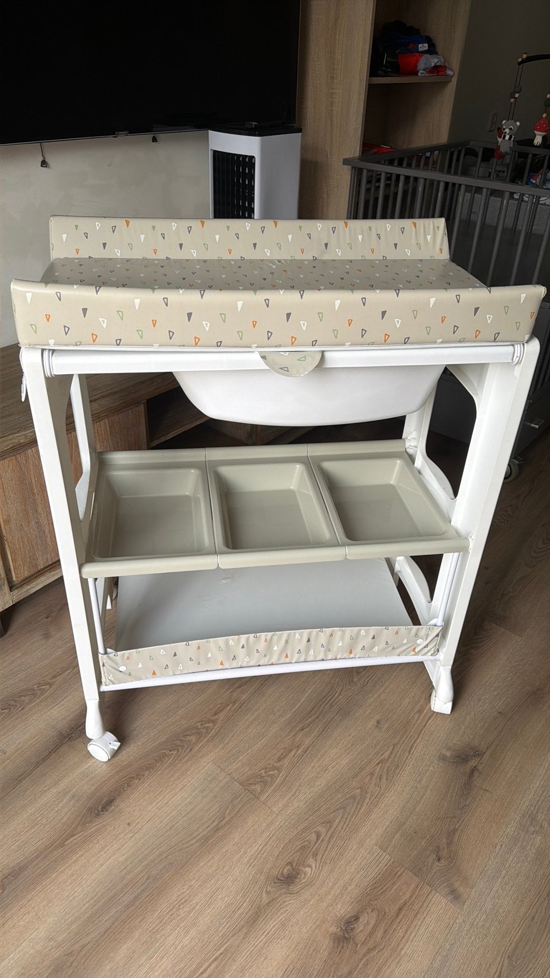 Baby bad en omkleedtafel, Ophalen of Verzenden, Gebruikt, 25 tot 50 cm, Rechthoekig