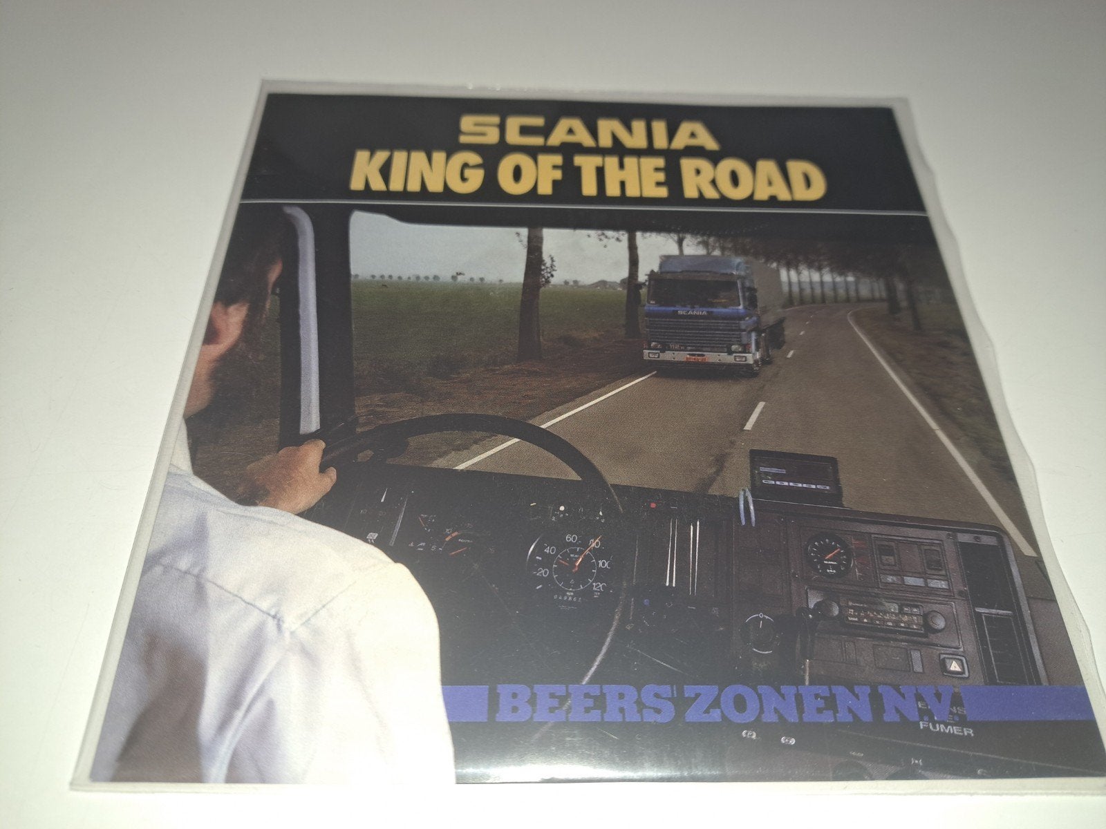 7" Henk Wijngaard : Scania, King of the road, Ophalen of Verzenden, Zo goed als nieuw, Overige formaten, Levenslied of Smartlap