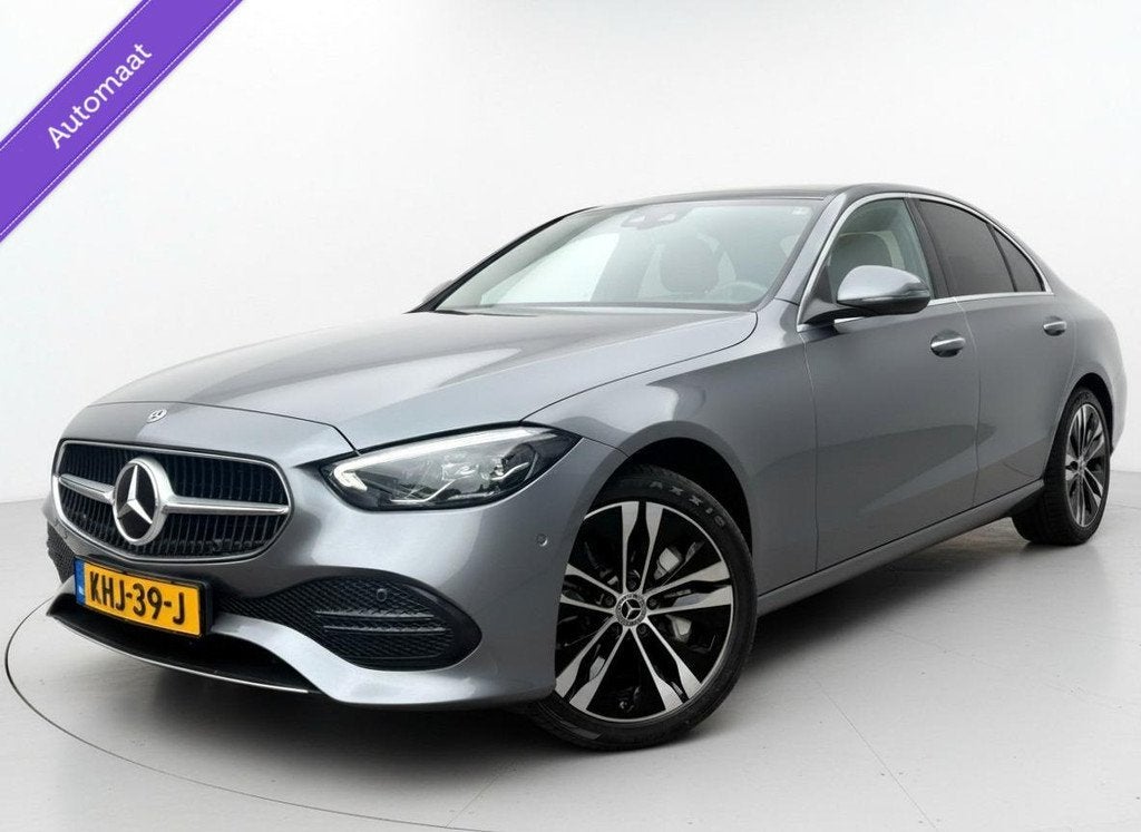 Mercedes C-klasse 300 e Carplay Cruise Led Leer Camera 2022, Auto's, Automaat, Achterwielaandrijving, 4 cilinders, Met garantie (alle)