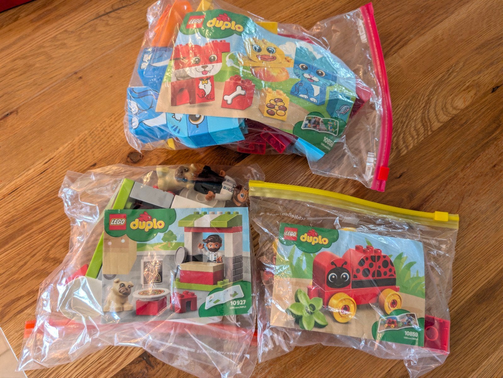 LEGO Duplo: 2x 10858, 1x 10927, 1x 10859 - Complete sets, Compleet, Gebruikt, Ophalen of Verzenden, Duplo