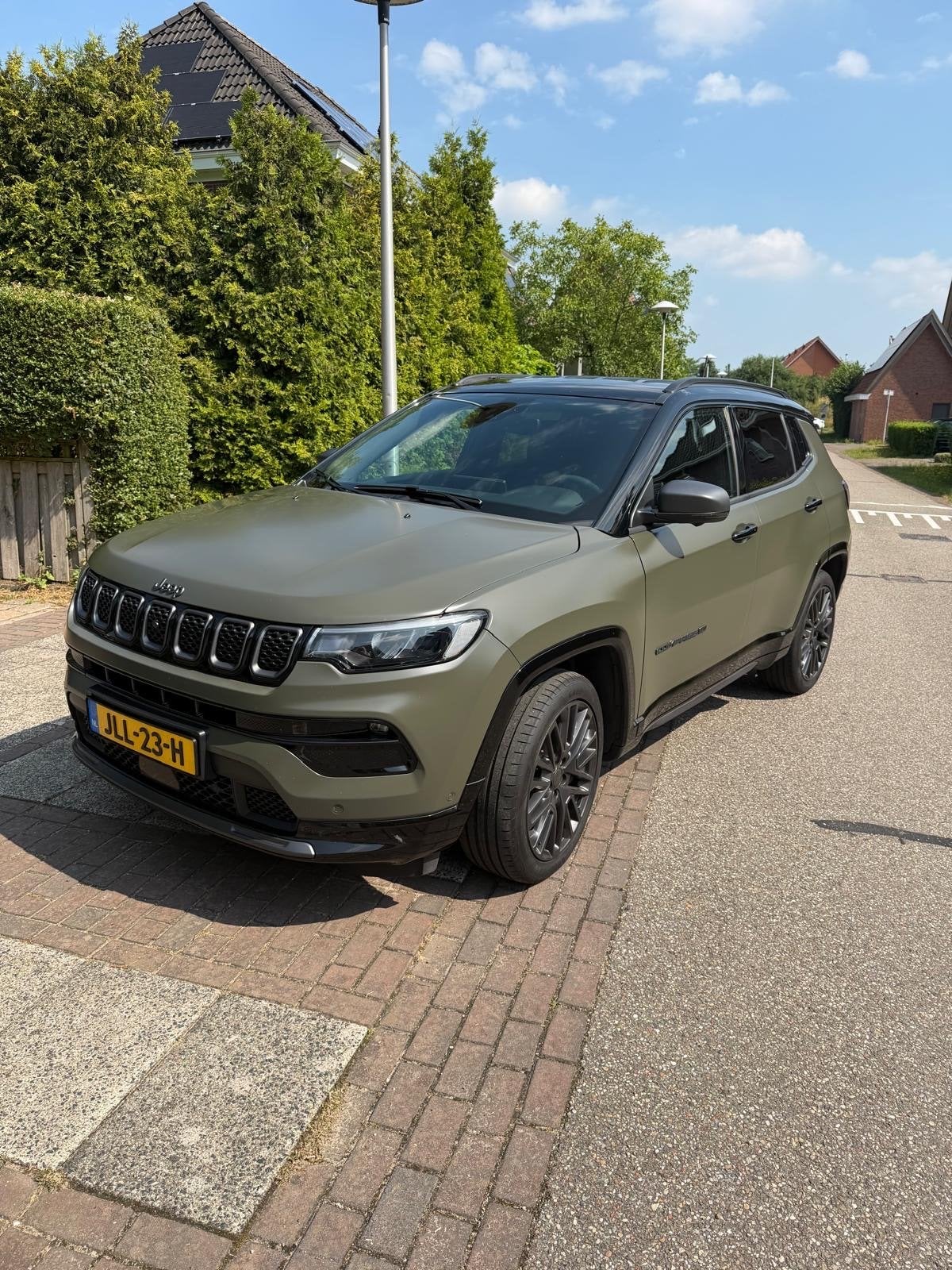 Jeep Compass 1.3 Multiair 150pk Ddct 2022,Exclusief matgroen, Auto's, 1750 kg, Zwart, 4 cilinders, 1405 kg