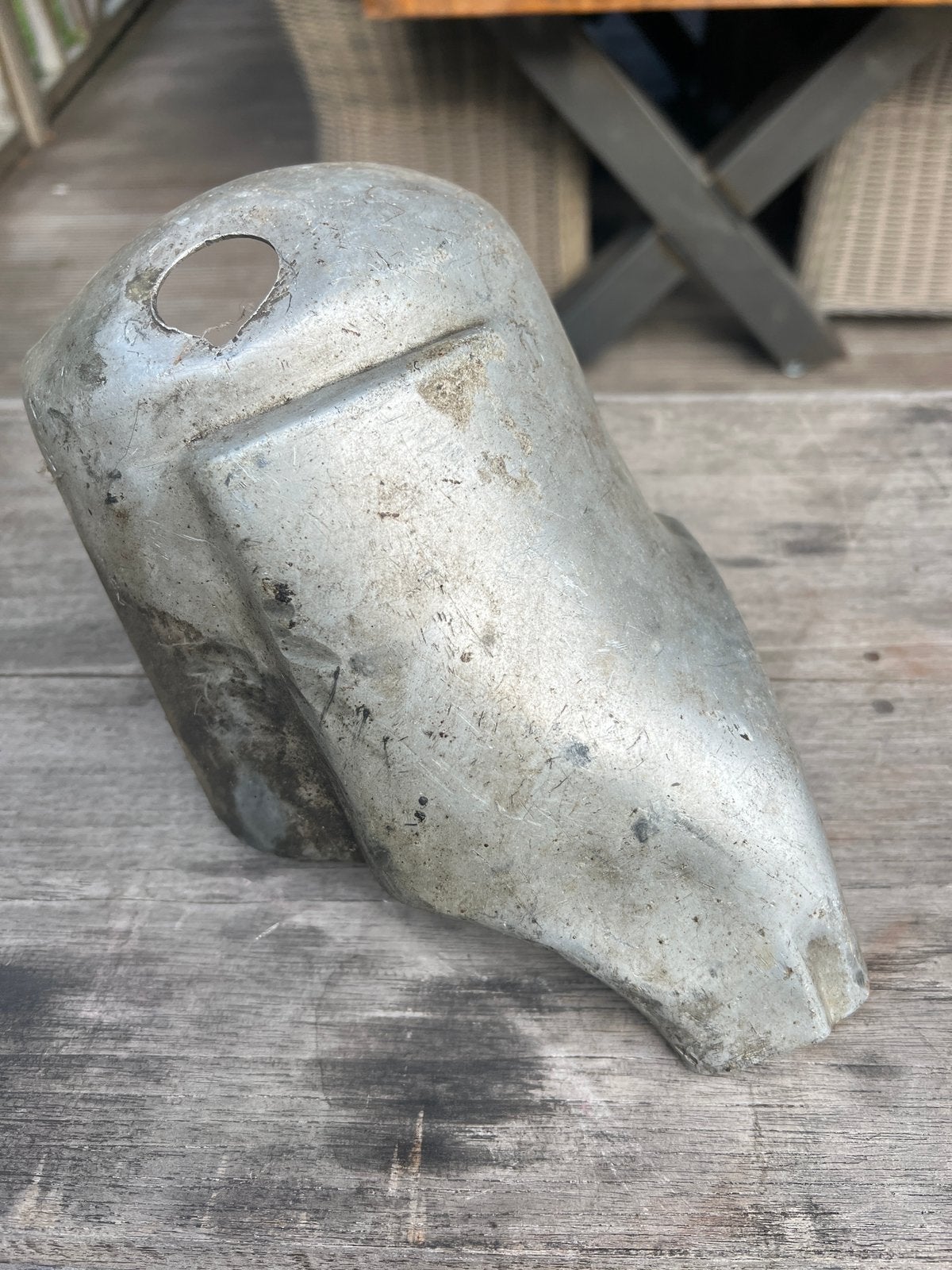VESPA ACMA 1956/58 Aluminium cilinderkap., Ophalen of Verzenden, Gebruikt