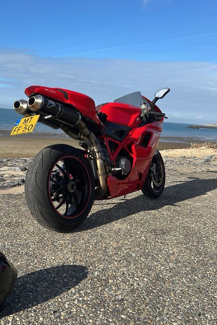 Ducati 1098 Termignoni Biggelaar onderhouden, 2 cilinders, Motorrijbewijs A, Gebruikt, Super Sport