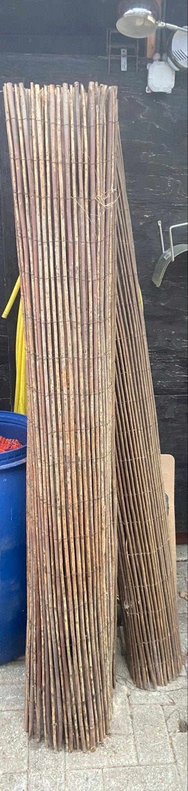 Natuurlijke wilgentenen schutting/tuinscherm, Ophalen, Minder dan 3 meter, Hout, 1 tot 2 meter