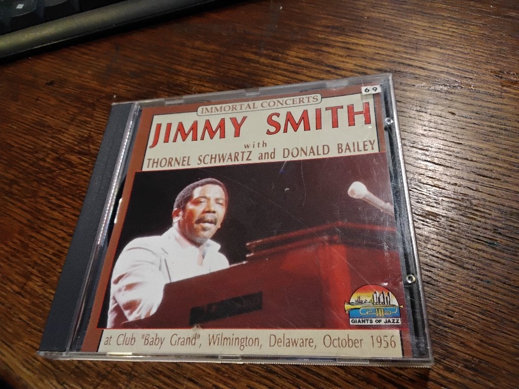 Jimmy Smith organ 1956  Immortal Concerts  CD 1993, Ophalen of Verzenden, Zo goed als nieuw, Jazz, Album