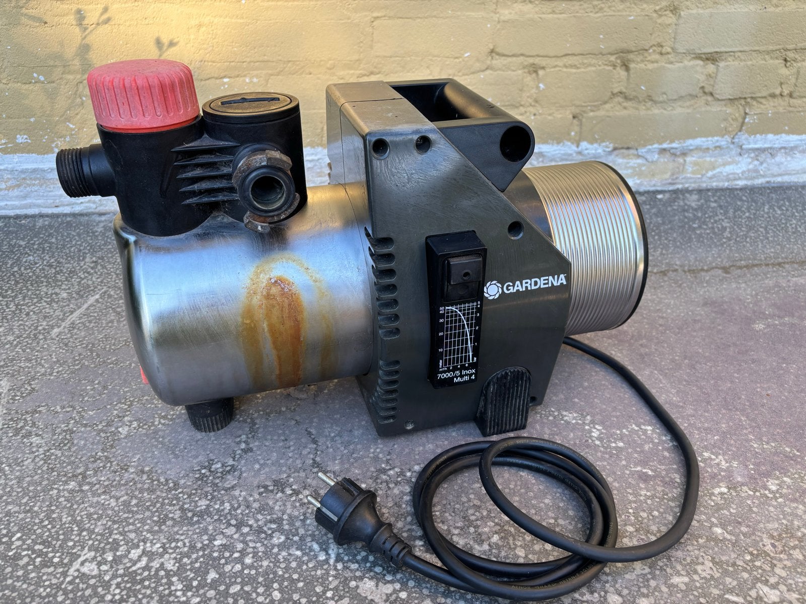 Gardena 7000/5 Inox Multi 4 Besproeiingspomp, Tuin en Terras, Waterpompen, Gebruikt, Elektrisch, Besproeiingspomp, Ophalen