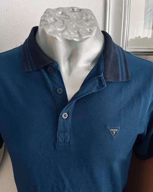 Guess polo maat S[44], Ophalen of Verzenden, Zo goed als nieuw, Maat 46 (S) of kleiner, Blauw