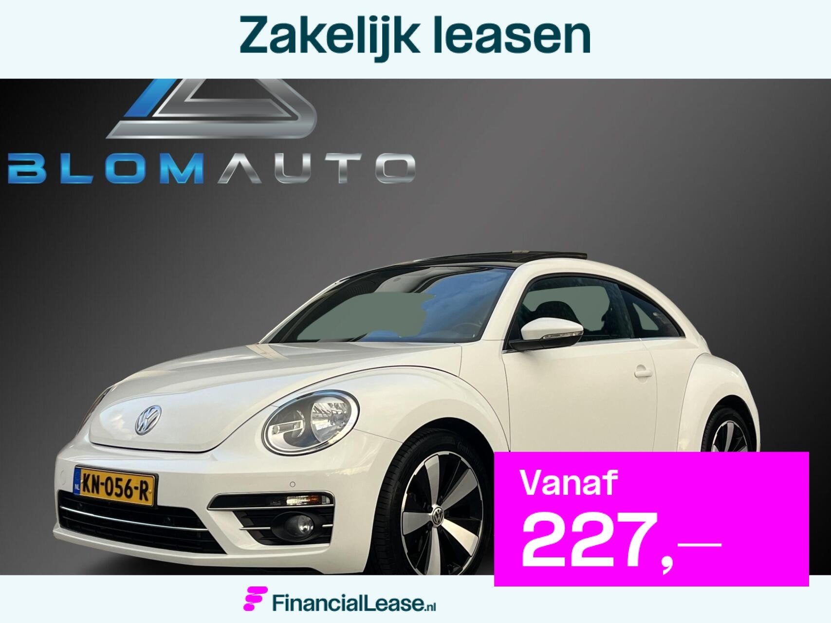 Volkswagen Beetle TSI SCHUIFDAK+18INCH NL AUTO 1E EIGENAAR!, Voorwielaandrijving, Stof, Gebruikt, 4 cilinders