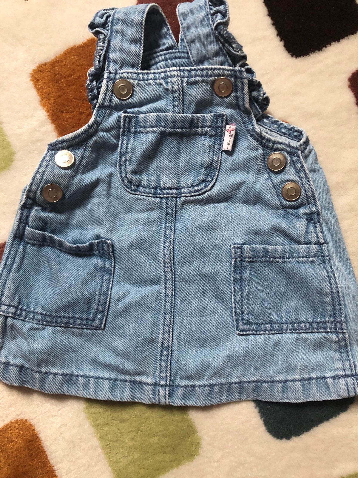 Hema spijkerjurkje babykleding maat 62, Ophalen, Gebruikt, Meisje, Jurkje of Rokje