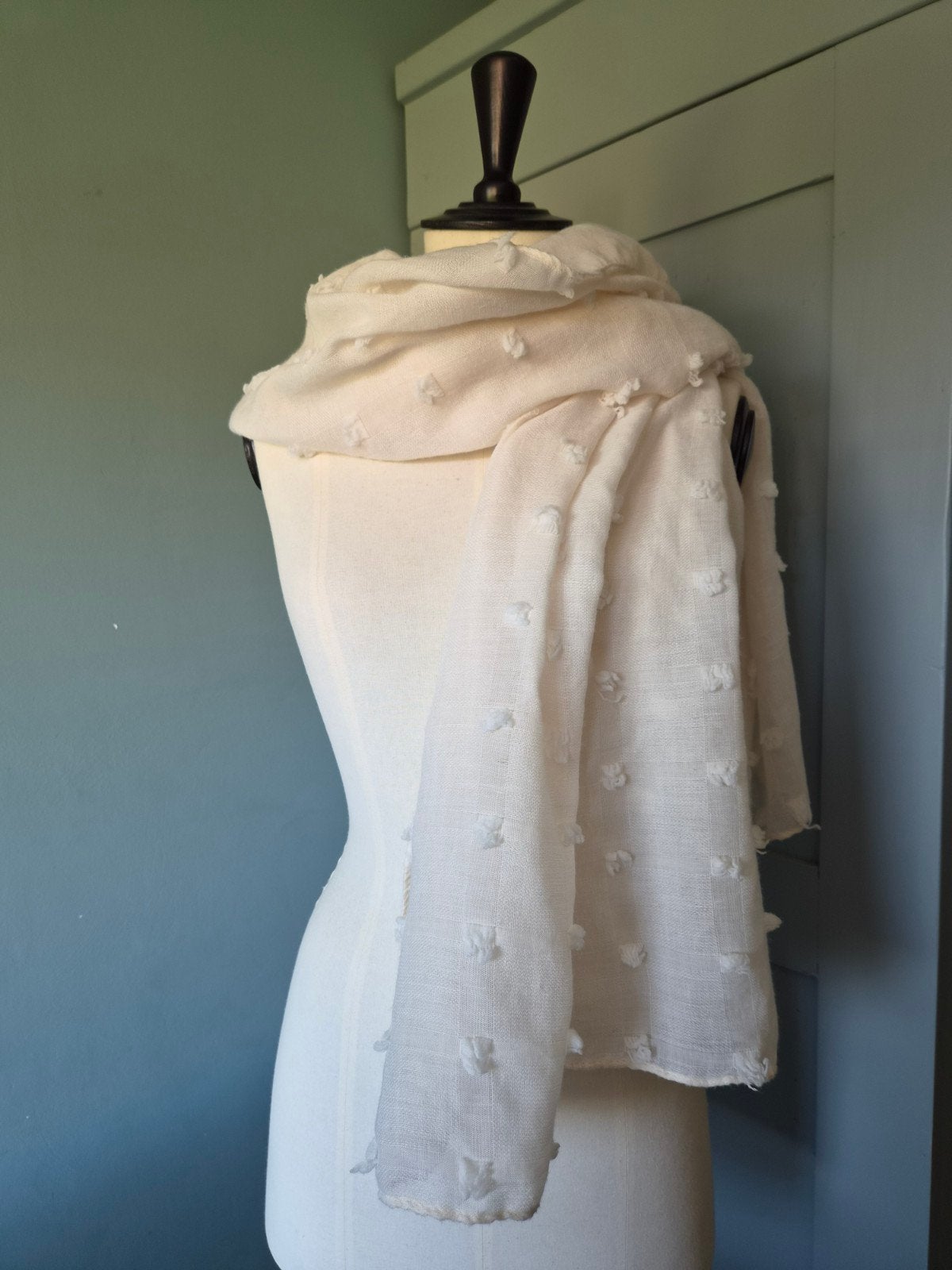 Fraas Sjaal met fantasieweefsel 95x190cm, Fraas, Ophalen of Verzenden, Zo goed als nieuw, Sjaal