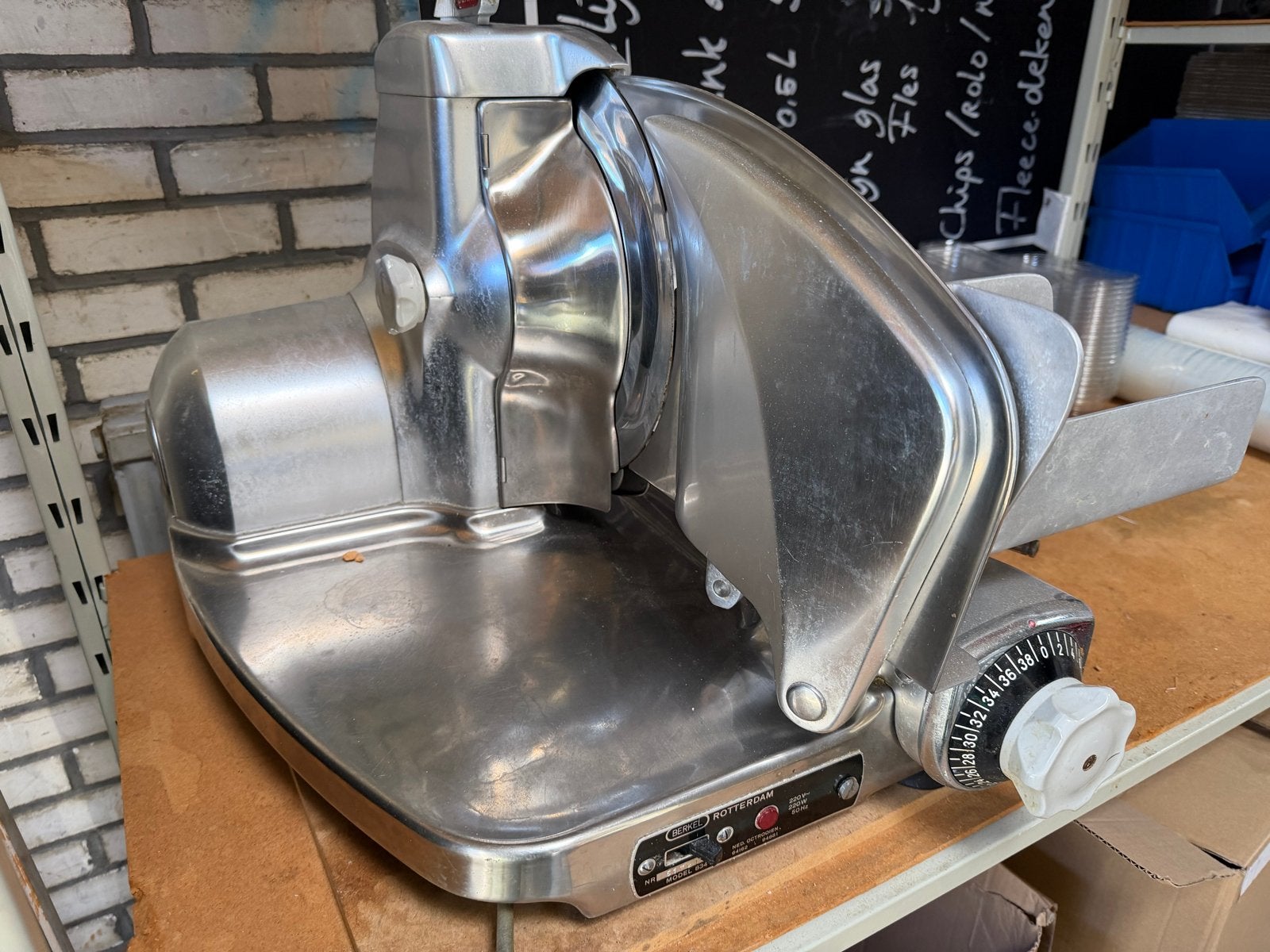 Berkel Vleessnijmachine Model 834 - Gebruikt, Ophalen of Verzenden, Gebruikt