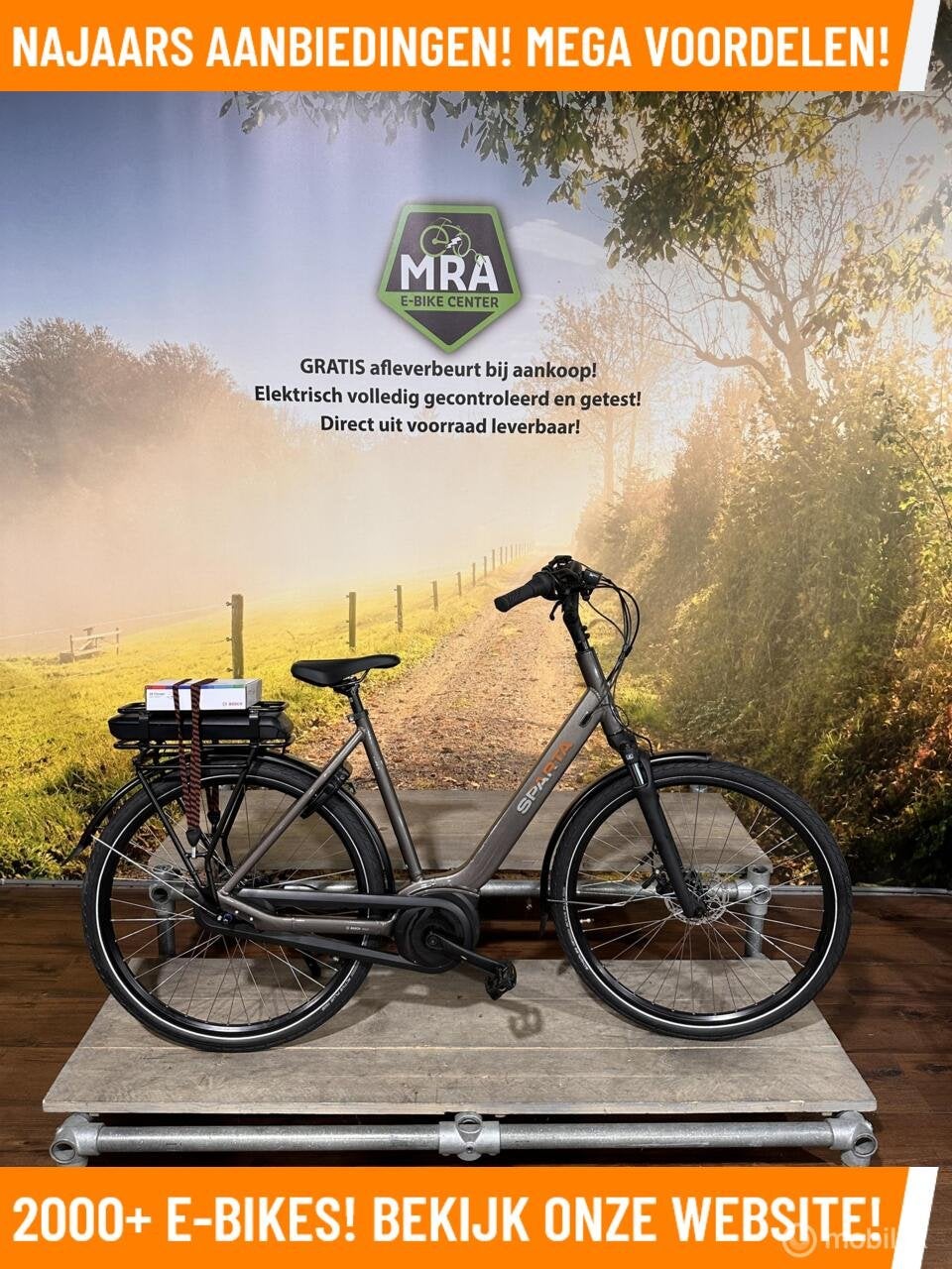 Sparta A-Lane Fit elektrische fiets met BOSCH middenmotor!, Nieuw, 50 km per accu of meer, Sparta