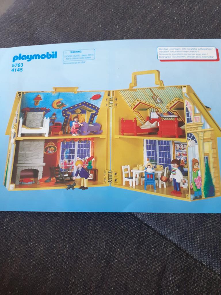 Playmobiel speelhuisje niet compleet maar nog leuk mee te sp, Ophalen of Verzenden, Gebruikt