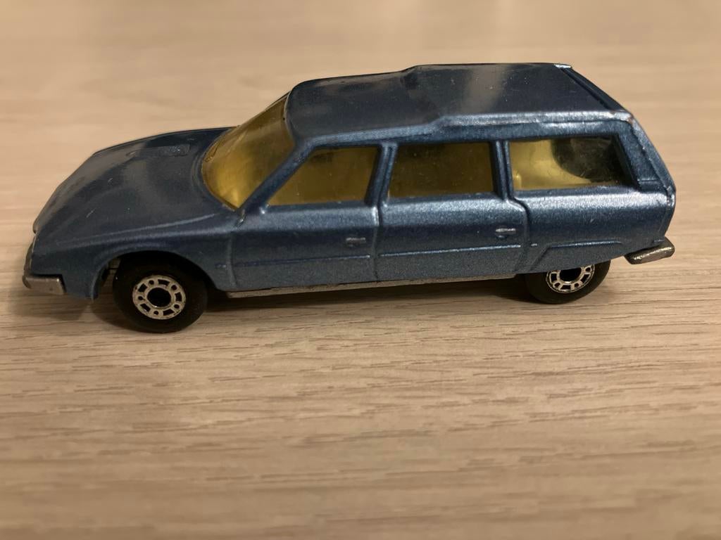 Matchbox Citroën CX Break - Blauw Diecast Modelauto, Overige merken, Gebruikt, 1:50 of kleiner, Auto