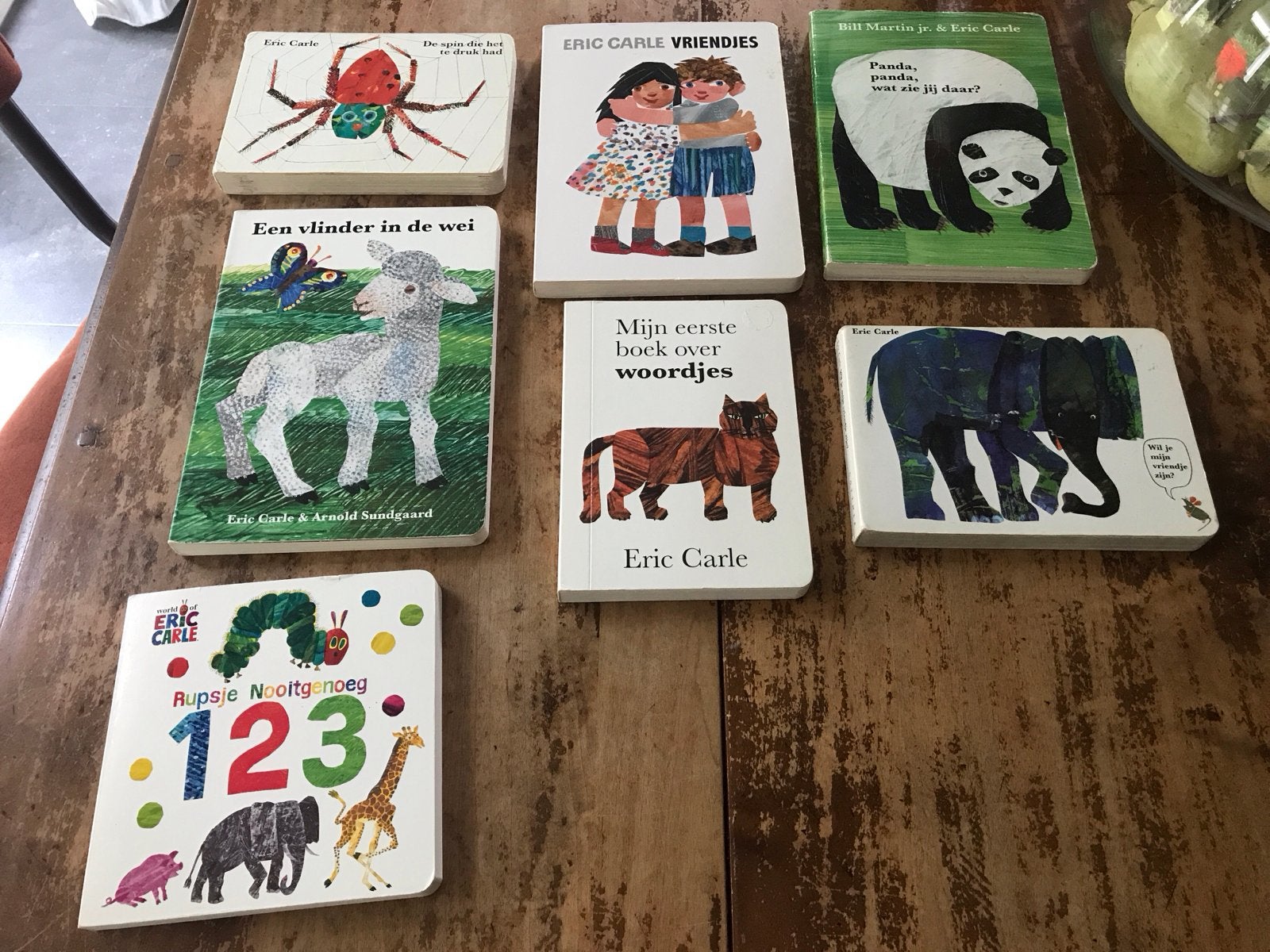 Eric Carle Boekenpakket - 7 Peuterboekjes, Ophalen of Verzenden, Gelezen, Uitklap-, Voel- of Ontdekboek, 3 tot 4 jaar
