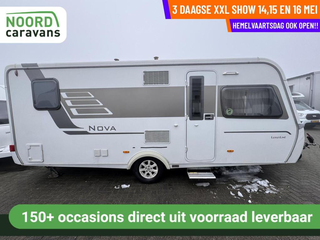 ERIBA HYMER NOVA LUXE LINE 545 FRANSBED, RONDZIT, DOUCHE, Caravans en Kamperen, Rondzit, 7 tot 8 meter, Bedrijf, Douche