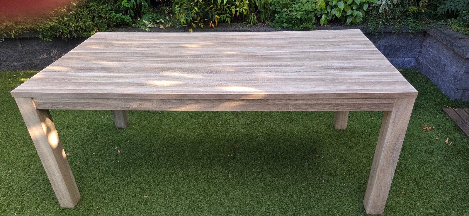 Robuuste eettafel, licht hout, voor 4-6 personen, Ophalen, Gebruikt, Modern landelijk, 50 tot 100 cm