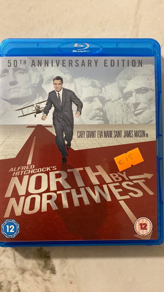 North by northwest blu ray, Ophalen of Verzenden, Zo goed als nieuw, Thrillers en Misdaad