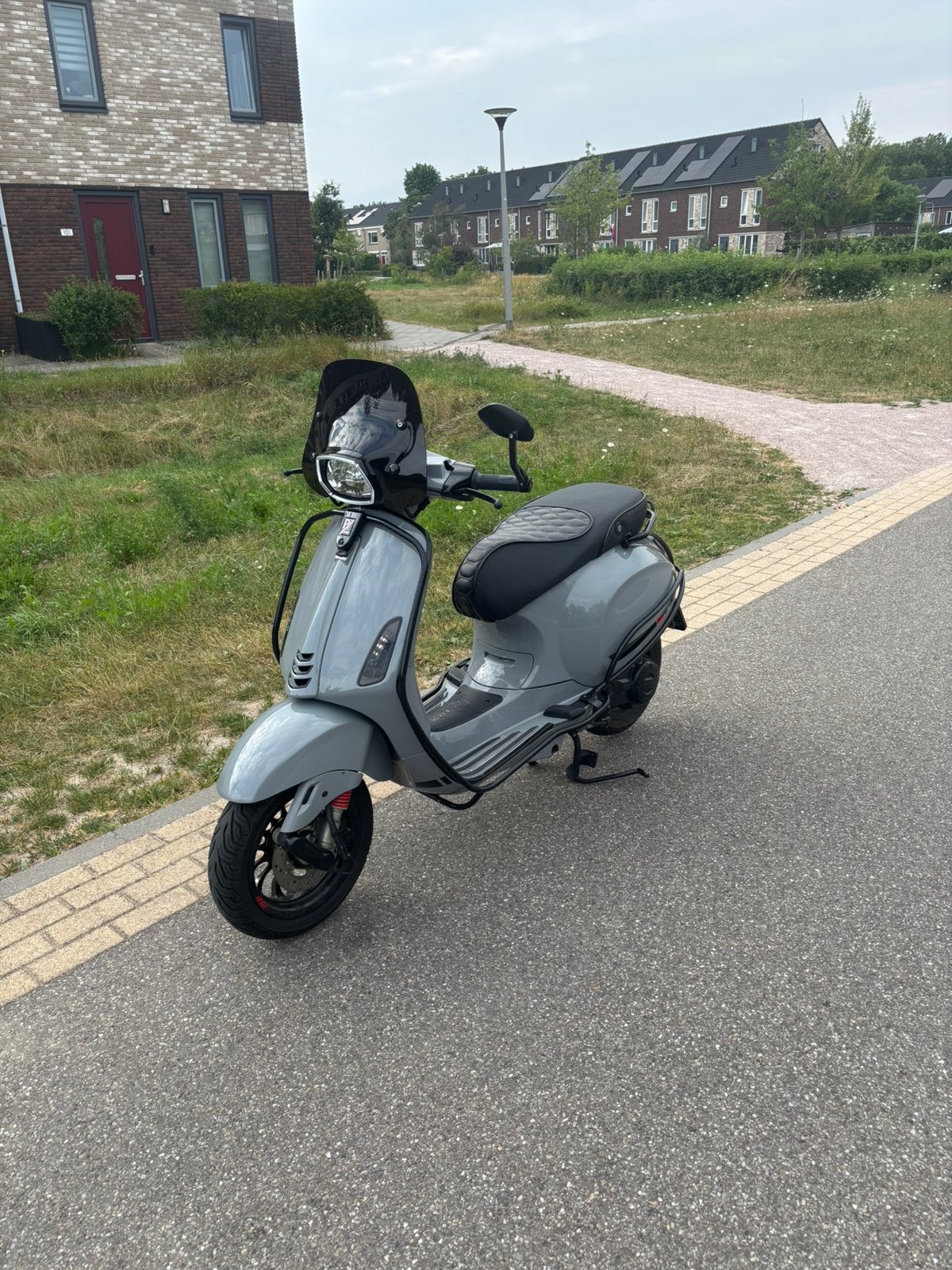Vespa sprint nardo grey, Ophalen, Maximaal 45 km/u, Vespa S, Zo goed als nieuw