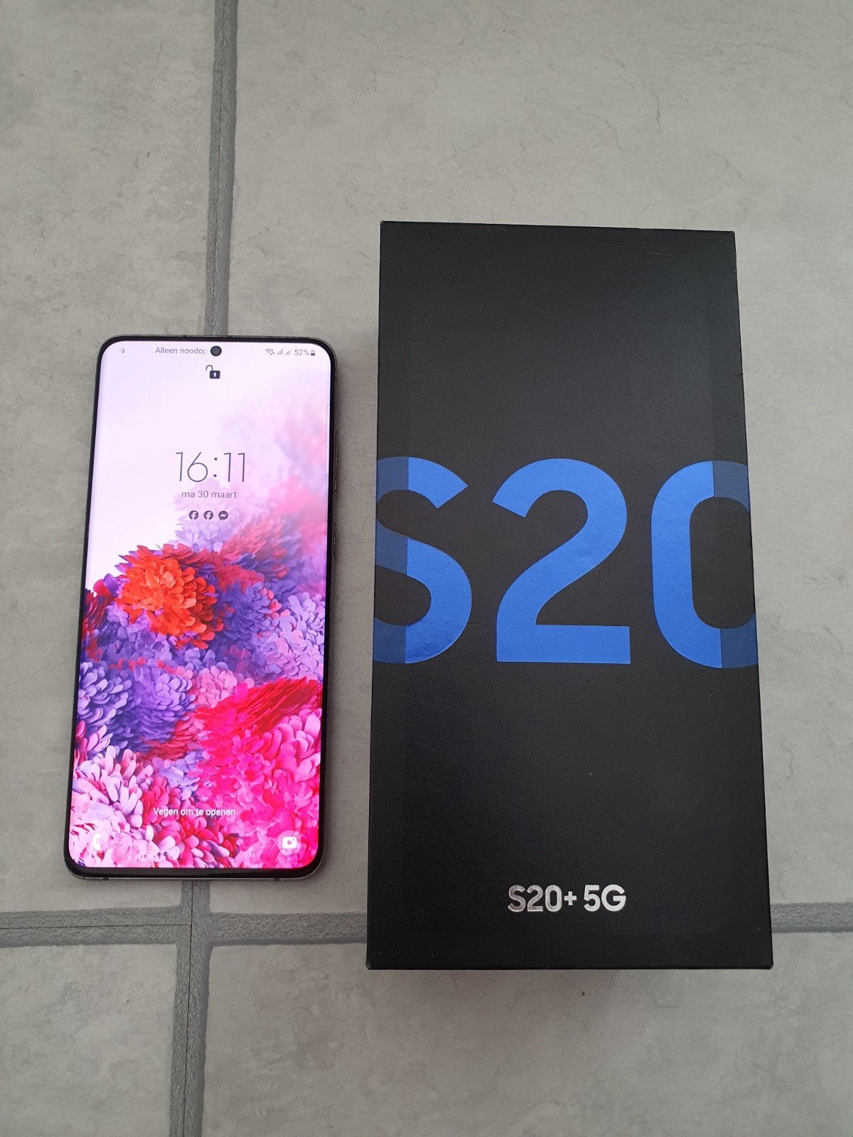 Samsung S20 plus 5G 128gb, Telecommunicatie, Mobiele telefoons | Samsung, Galaxy S20, Zwart, Ophalen of Verzenden, Zo goed als nieuw