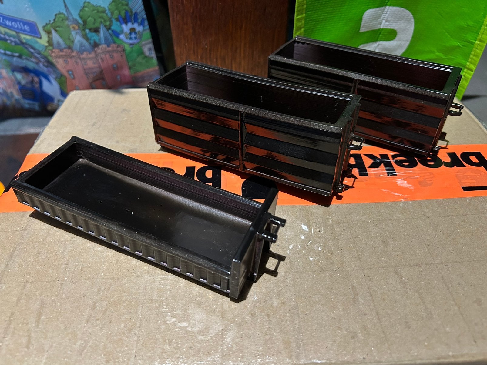 Geprinte schroot containers Tekno / WSI, Ophalen of Verzenden, Nieuw, Bus of Vrachtwagen, Tekno