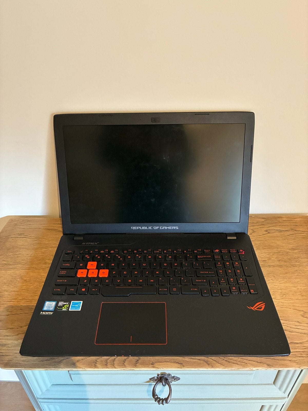 ASUS ROG Strix GL553VW Gaming Laptop i5-6300HQ 8GB RAM, Gebruikt, 2 tot 3 Ghz, 8 GB, Ophalen of Verzenden