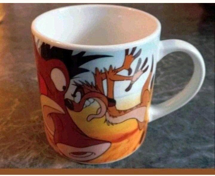 Lion King mok Disney (verzenden kan ook), Ophalen, Leeuwenkoning of Jungle Boek, Zo goed als nieuw, Servies