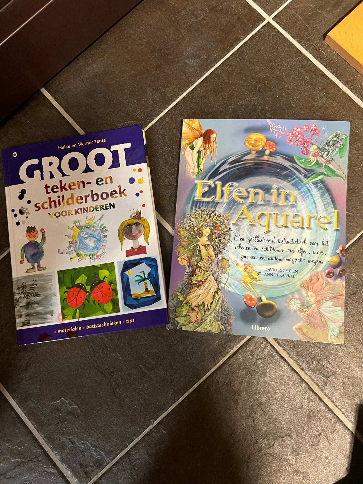 Teken- en schilderboeken voor kinderen (2 stuks), Ophalen of Verzenden, Zo goed als nieuw, 3 tot 4 jaar