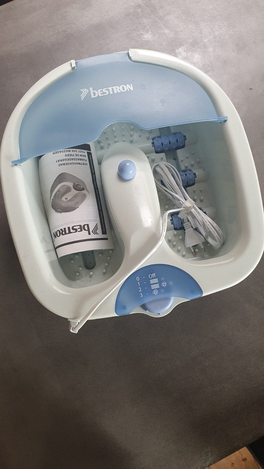 Bestron Voetmassagebad DBM398 - Ontspanning voor uw voeten, Witgoed en Apparatuur, Ophalen, Gebruikt, Hand- en Voetverzorging