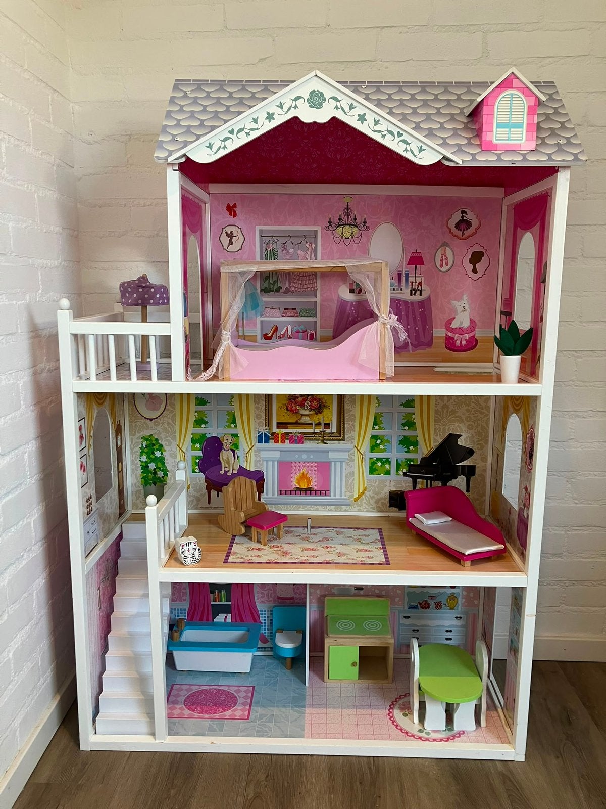 Bandits & Angels poppenhuis, Ophalen, Zo goed als nieuw, Poppenhuis
