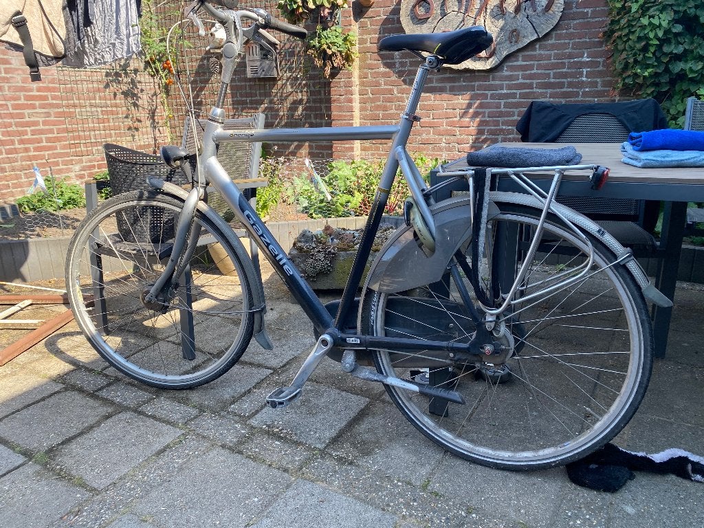 Herenfiets, Ophalen, Gebruikt, Versnellingen, 61 tot 65 cm