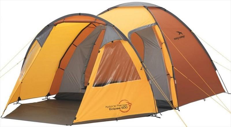 Ruime Easy Camp Eclipse 500 tunneltent voor 5 personen, Ophalen, Gebruikt, Tot en met 5