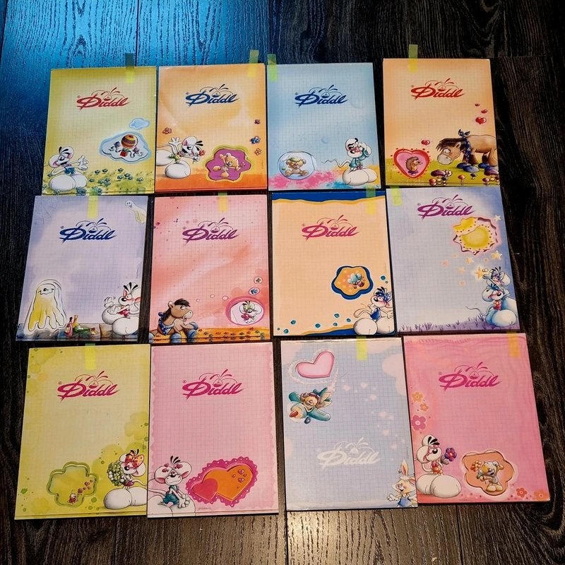 Diddl A5 blok in blok serie, Ophalen of Verzenden, Diddl, Zo goed als nieuw, Papier, Kaart of Schrift