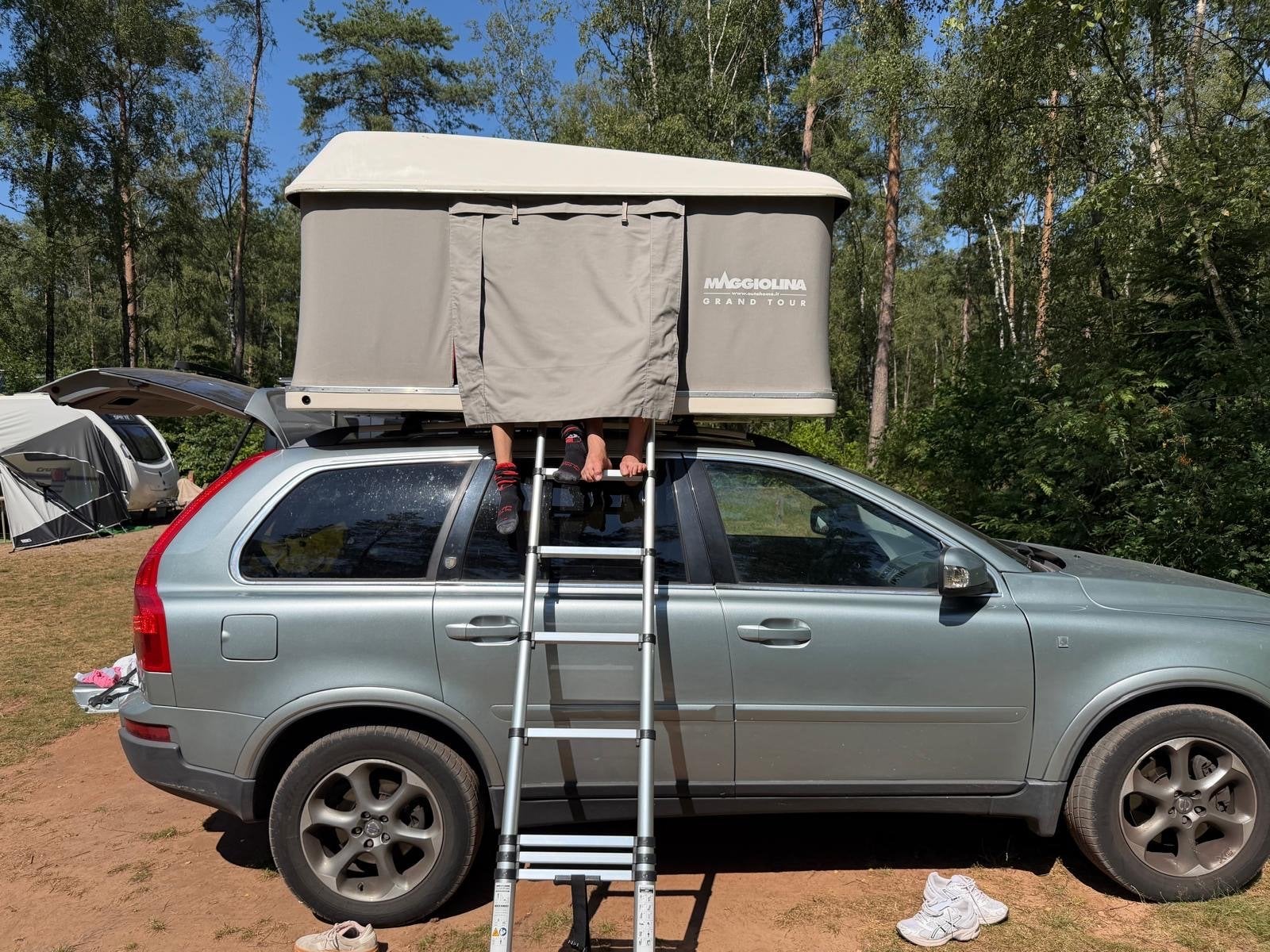 Maggiolina Grand Tour daktent 140 x 190cm, Caravans en Kamperen, Tenten, Ophalen, Gebruikt, Tot en met 3