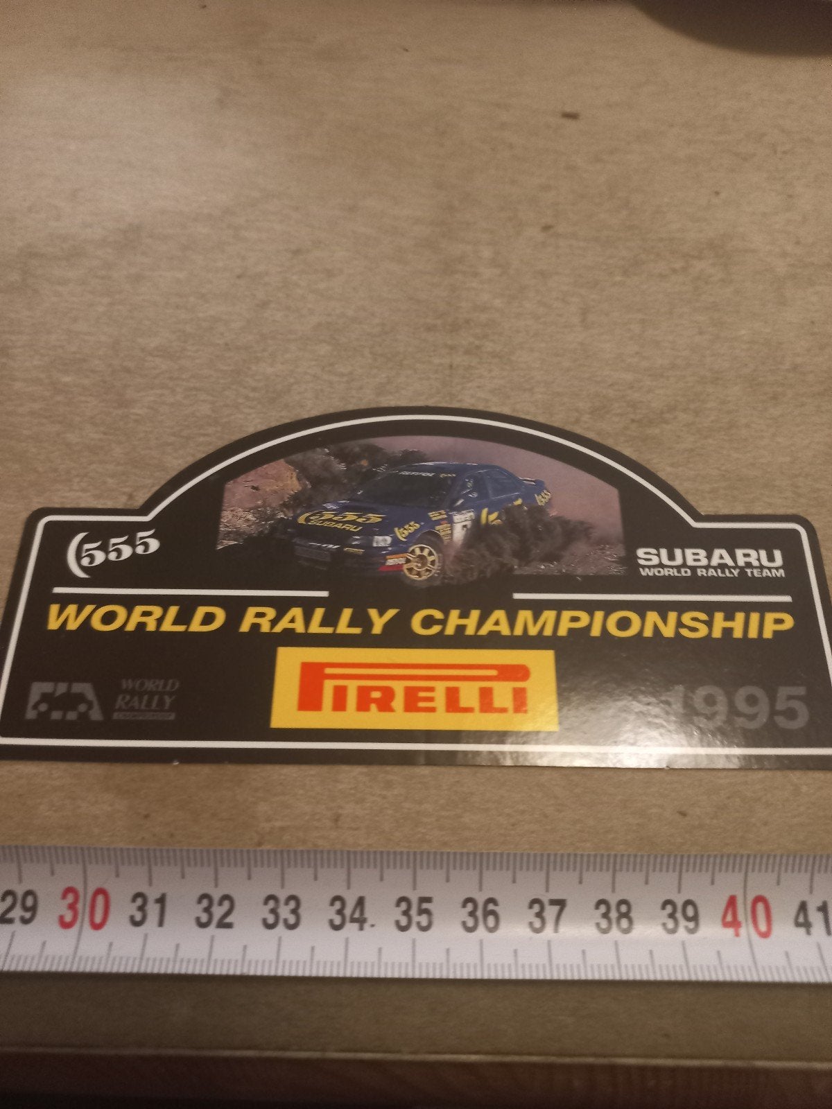 Subaru World Rally Championship 1995 Sticker, Ophalen of Verzenden