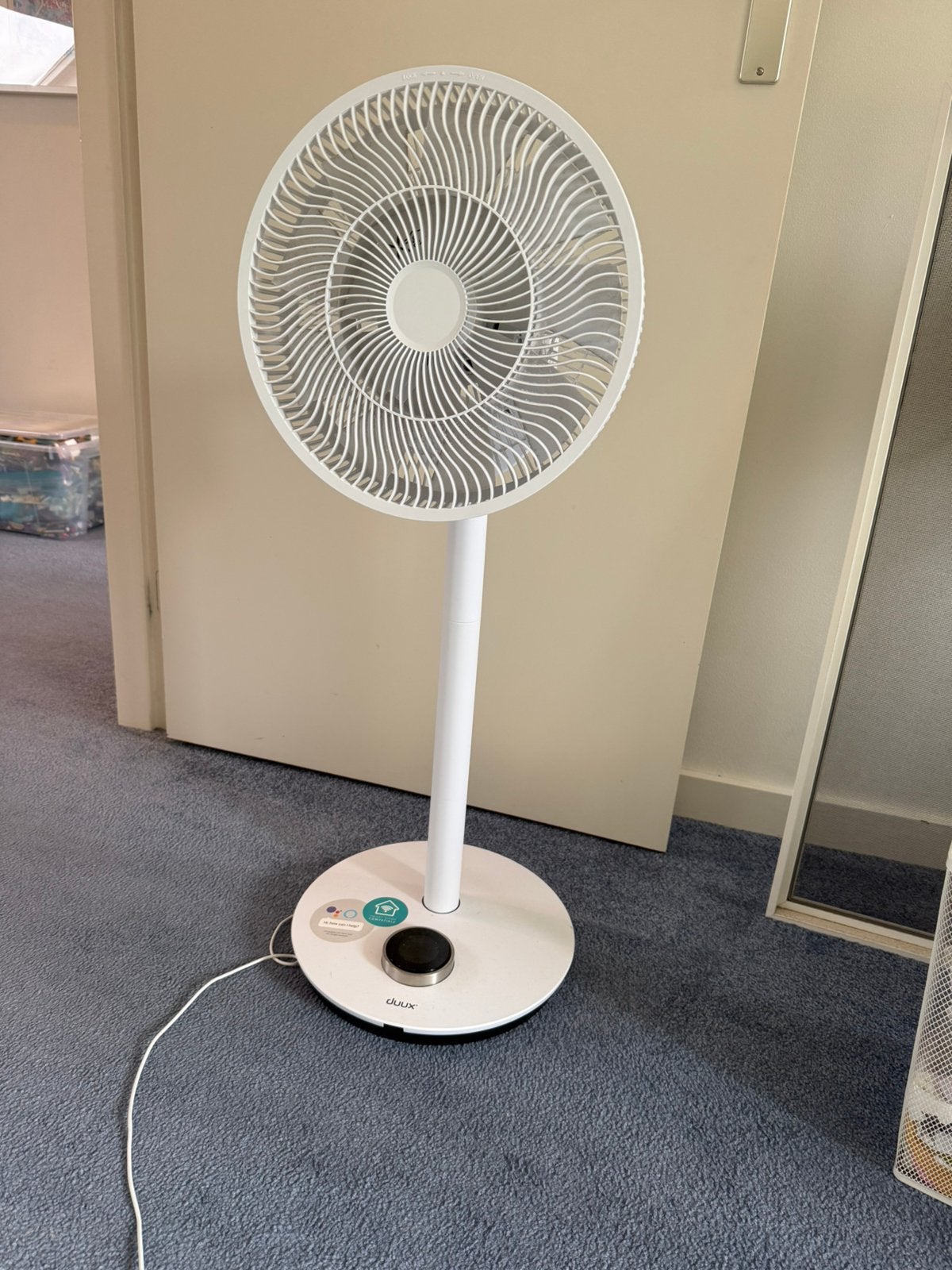 Duux Whisper wit - vorige generatie, Witgoed en Apparatuur, Ventilatoren, Ophalen, Ventilator met afstandsbediening, Zo goed als nieuw