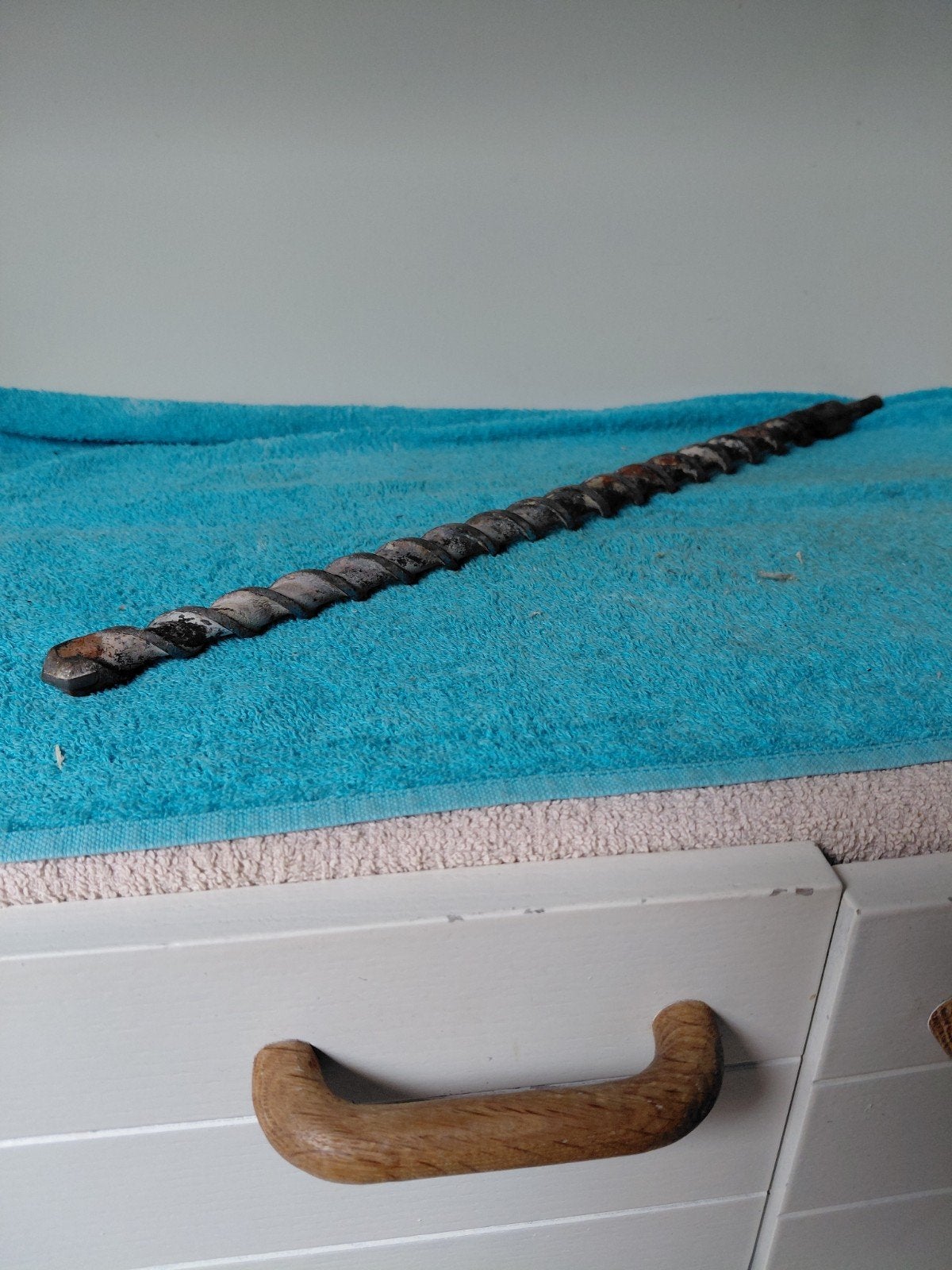Lange beton/steenboor 20mm x 45cm (boorcapaciteit 40cm), Ophalen of Verzenden, Gebruikt, Overige typen