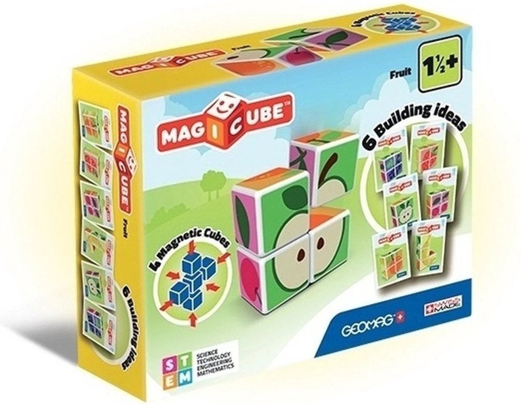 Geomag Magicube Fruit met kaarten - nieuw, Kinderen en Baby's, ., Geomag, Nieuw, Ophalen of Verzenden