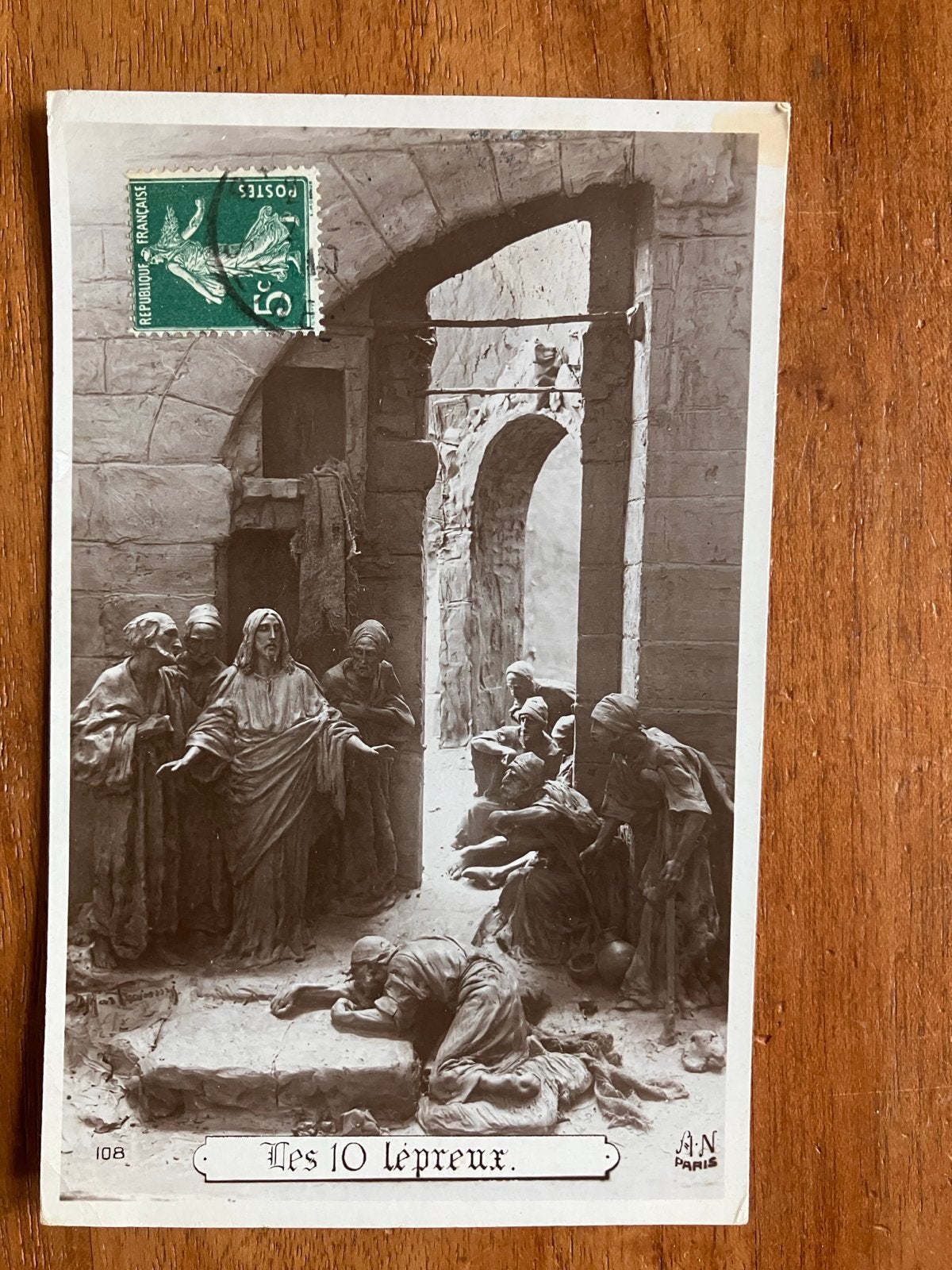 Les 10 Lépreux - De 10 Melaatsen, Ophalen of Verzenden, Gebruikt, Kaart of Prent, Christendom | Protestants