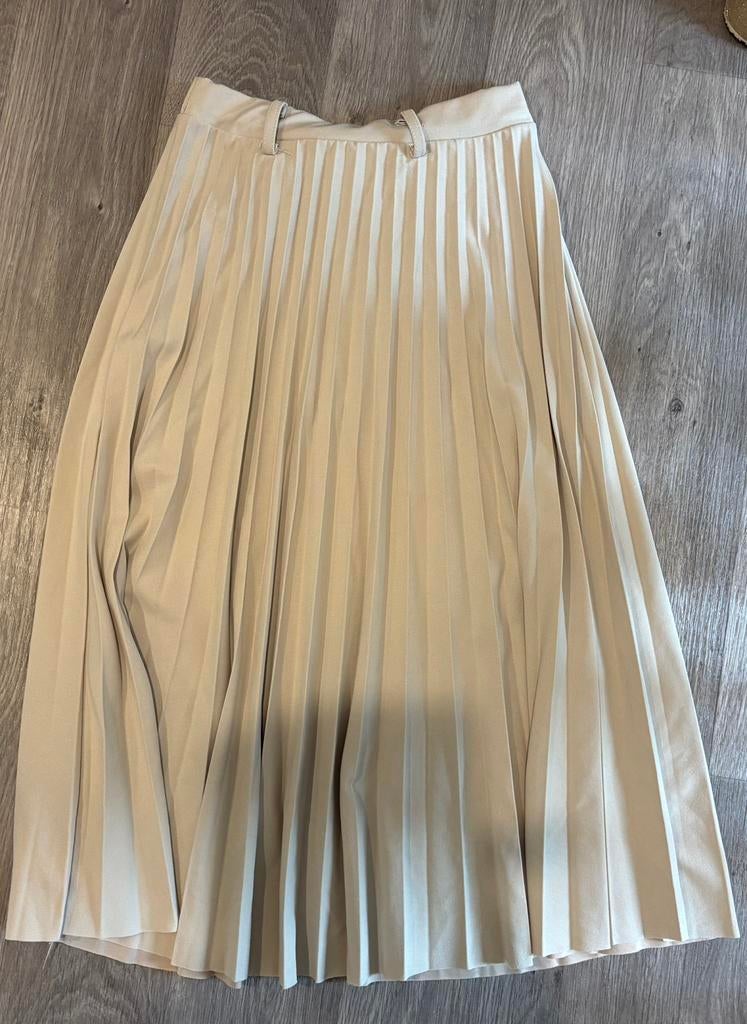 Beige Plisse rok, Beige, Ophalen of Verzenden, Zo goed als nieuw, Maat 36 (S)