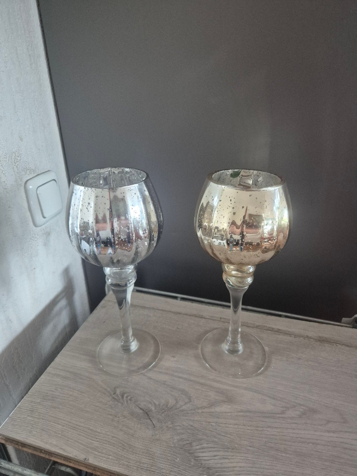 2 kerst kandelaars, Ophalen of Verzenden, Zo goed als nieuw