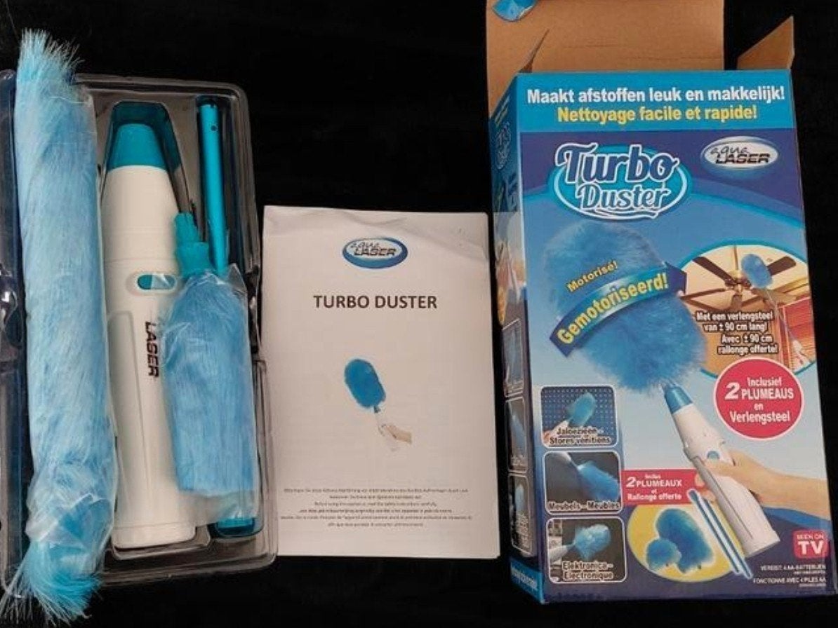 Turbo Duster Gemotoriseerde Stofdoek met Verlengstuk, Ophalen of Verzenden, Overige typen