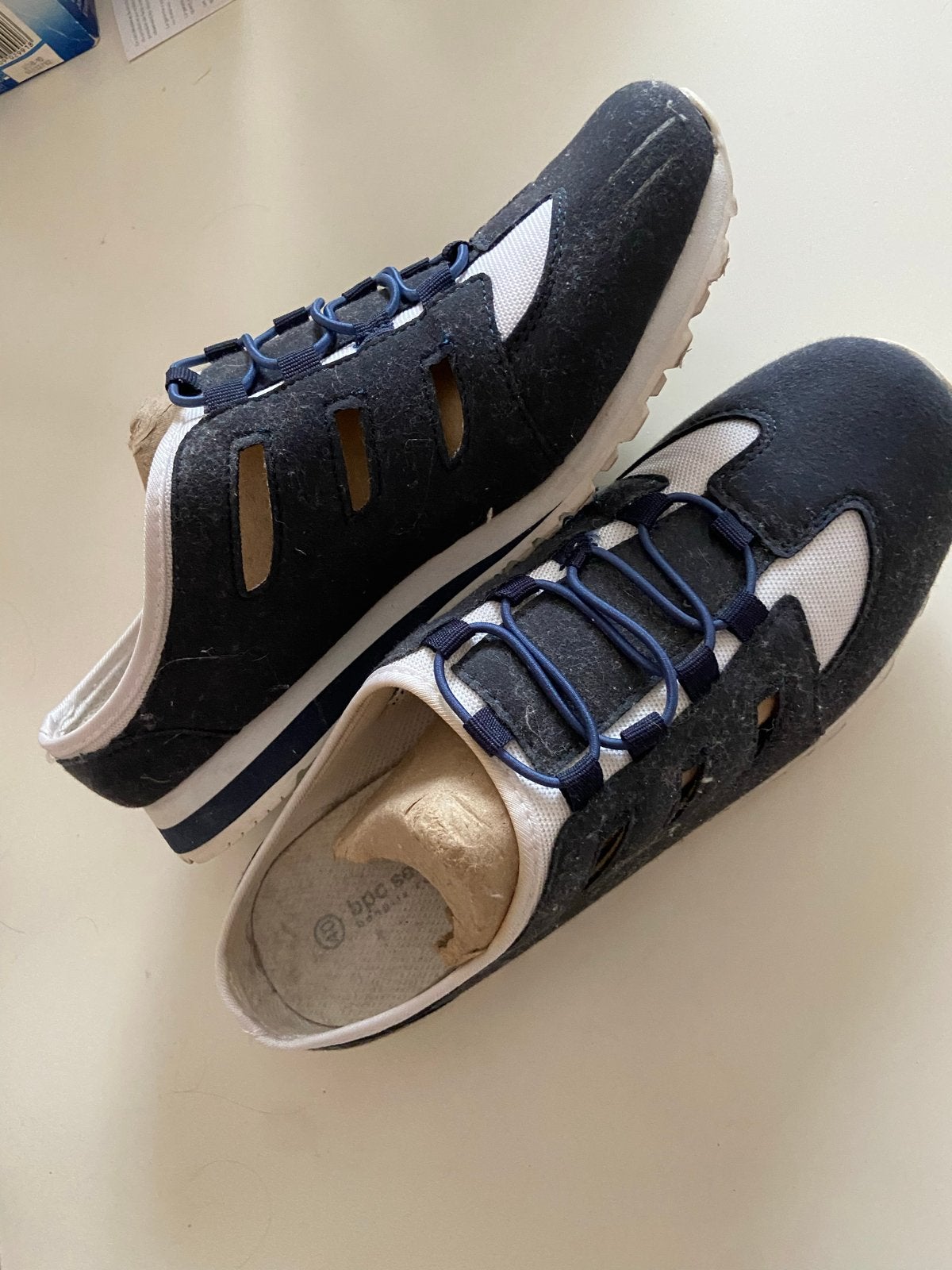 Comfortabele instappers, maat 40, Kleding | Dames, Ophalen of Verzenden, Zo goed als nieuw, Blauw, Instappers