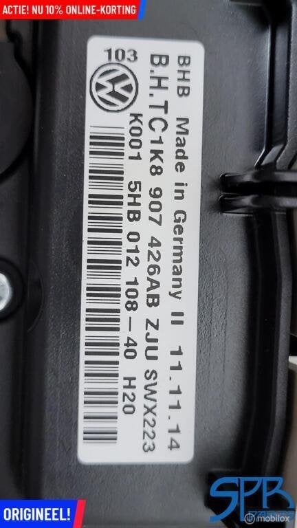 GOLF 6 PASSAT CC B6 B7 SCIROCCO Climatronic paneel 5HB009751, Gebruikt, Ophalen of Verzenden